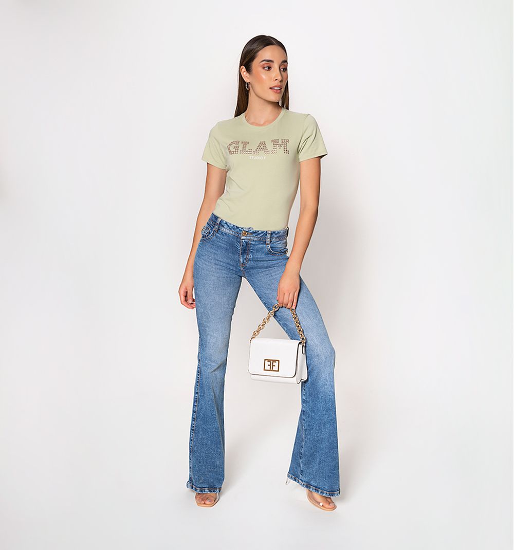 Studio F México  Jeans acampanados para mujer - Studio F México