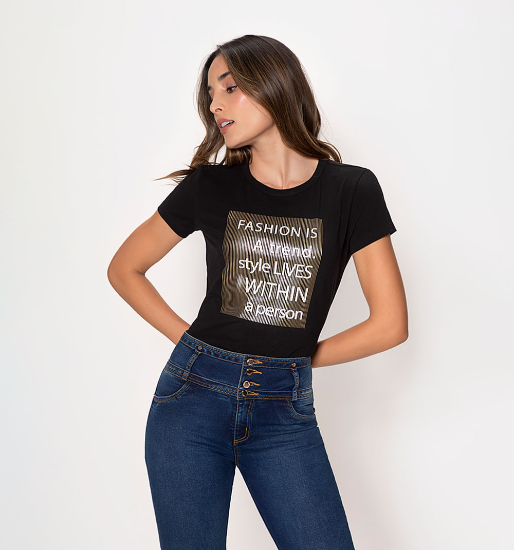 Camiseta Con Estampacion Take A Walk