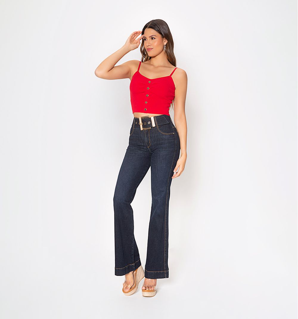 Studio F México  Jeans acampanados para mujer - Studio F México