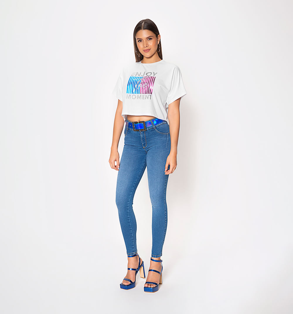 Jean Ultraslim,Tiro Alto, Pretina Ancha,