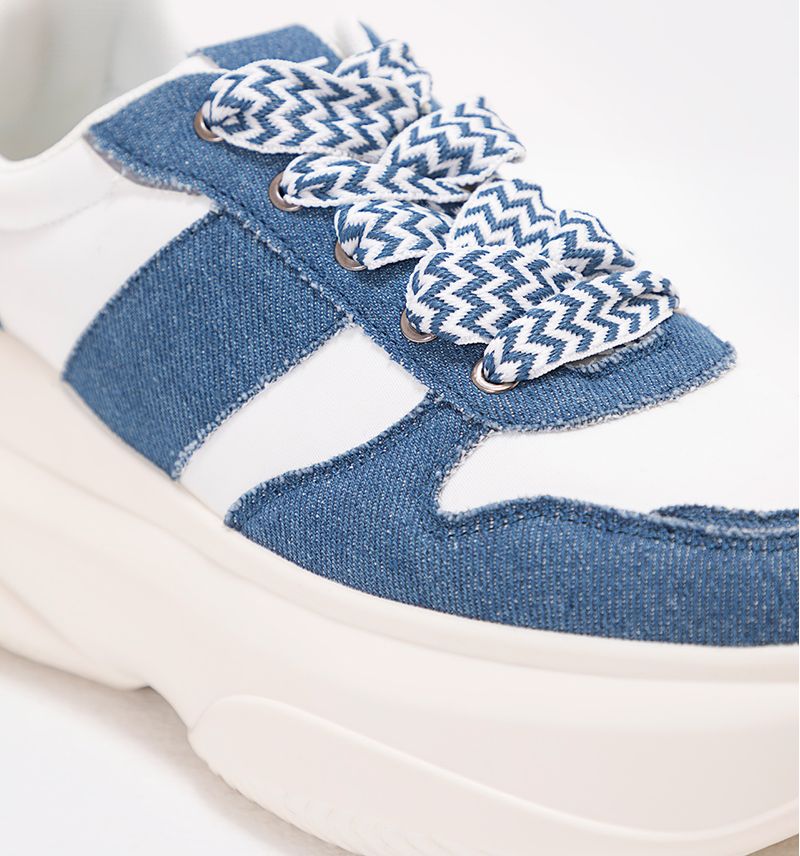 Tenis best sale jeans flatform