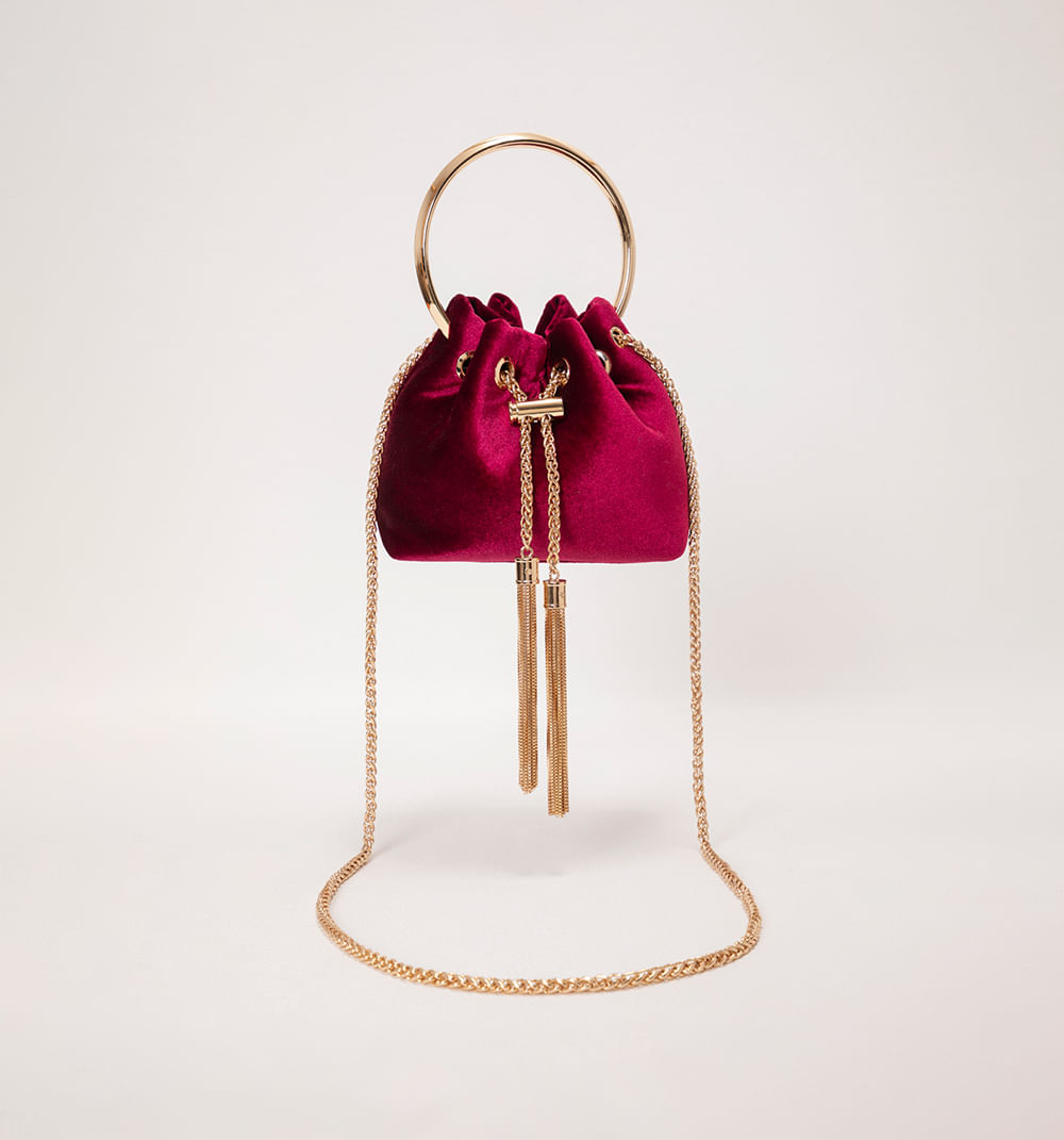 Bolso Manos Libres Bombonera Con Asa Met