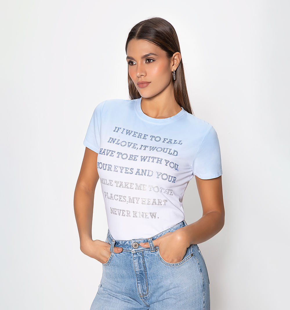 Camiseta Efecto Ombré