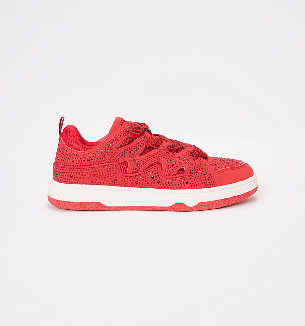Tenis Capellada Con Hotfix Y Cordones Anc