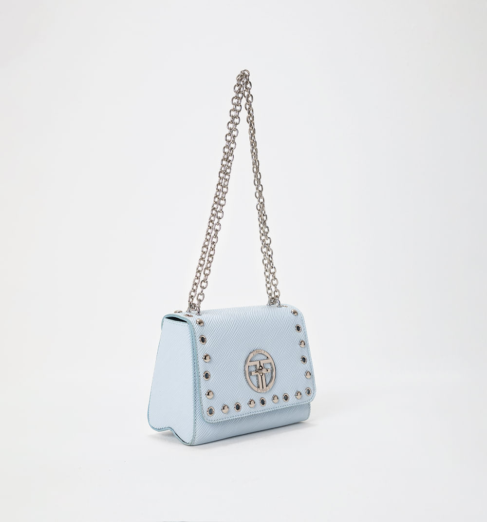 Bolso Manos Libres Con Taches Frente
