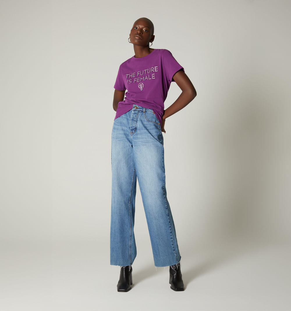 Camisa Con Hot Fix