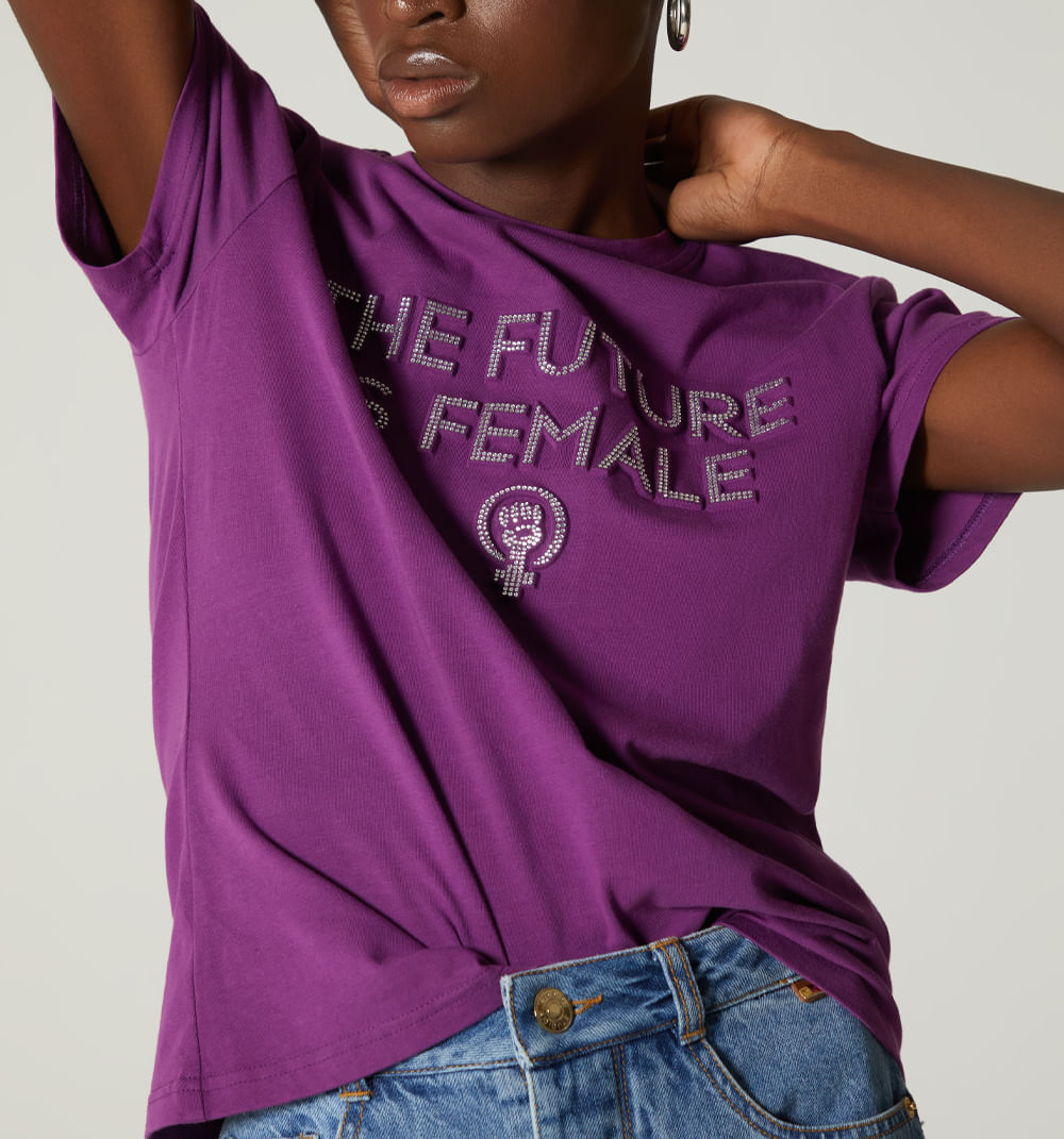 Camisa Con Hot Fix