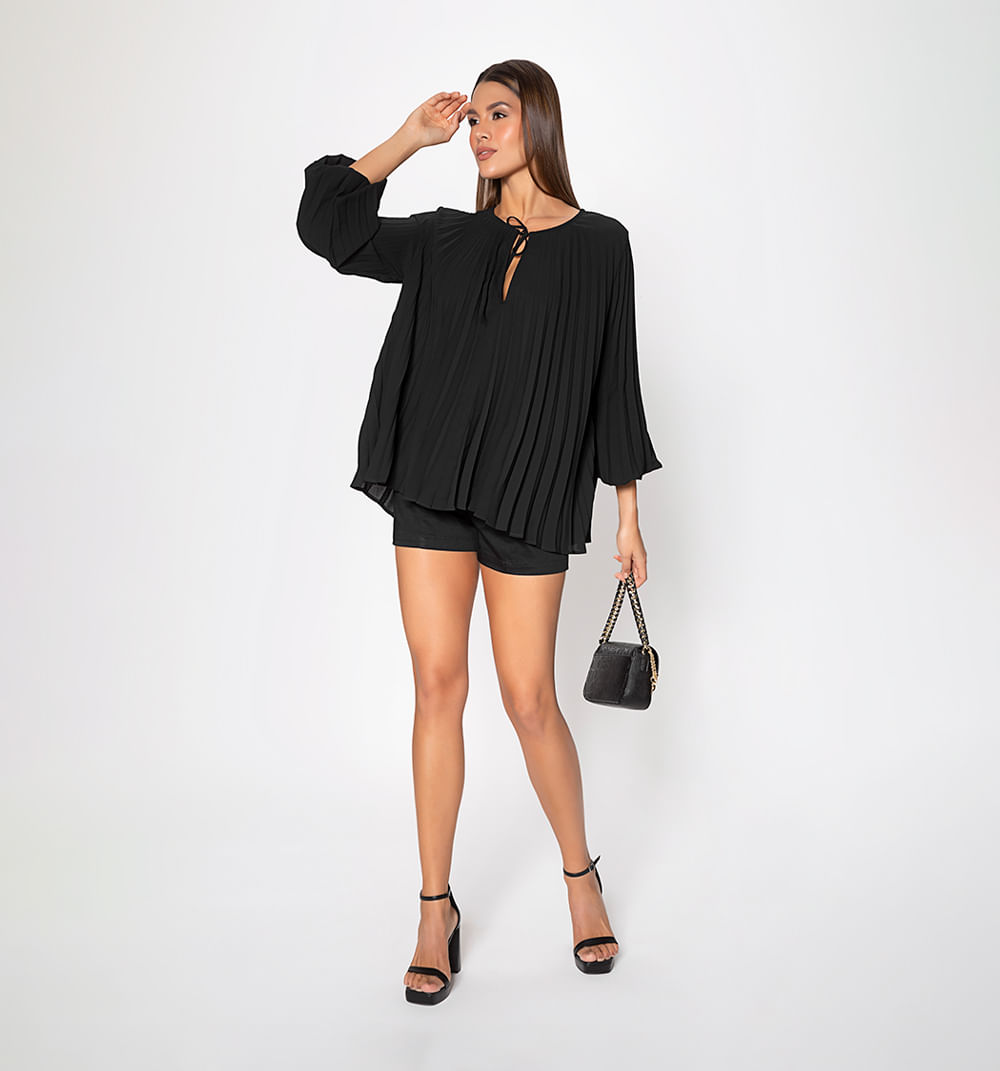 Blusa  Plizada