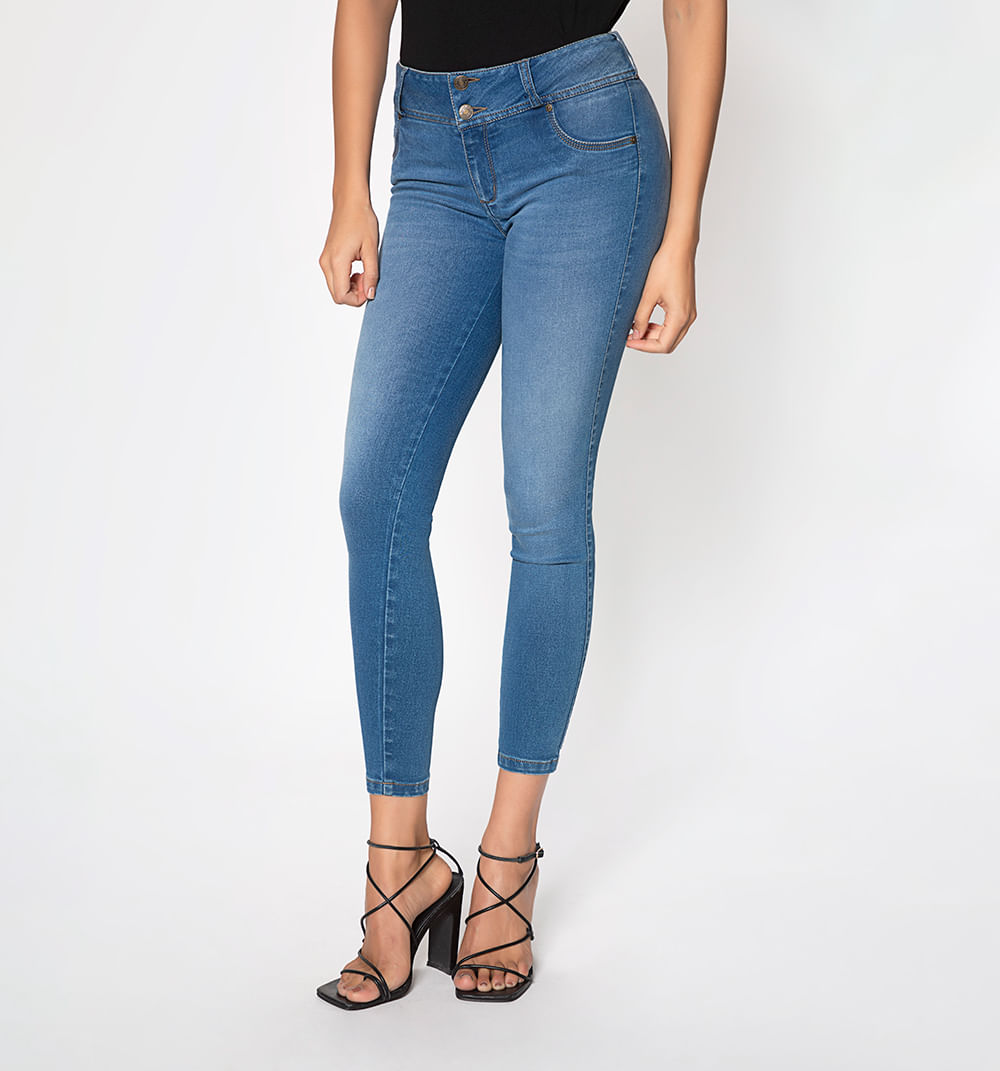 Jean Ultra Slim, Tiro Medio, Crawford Li