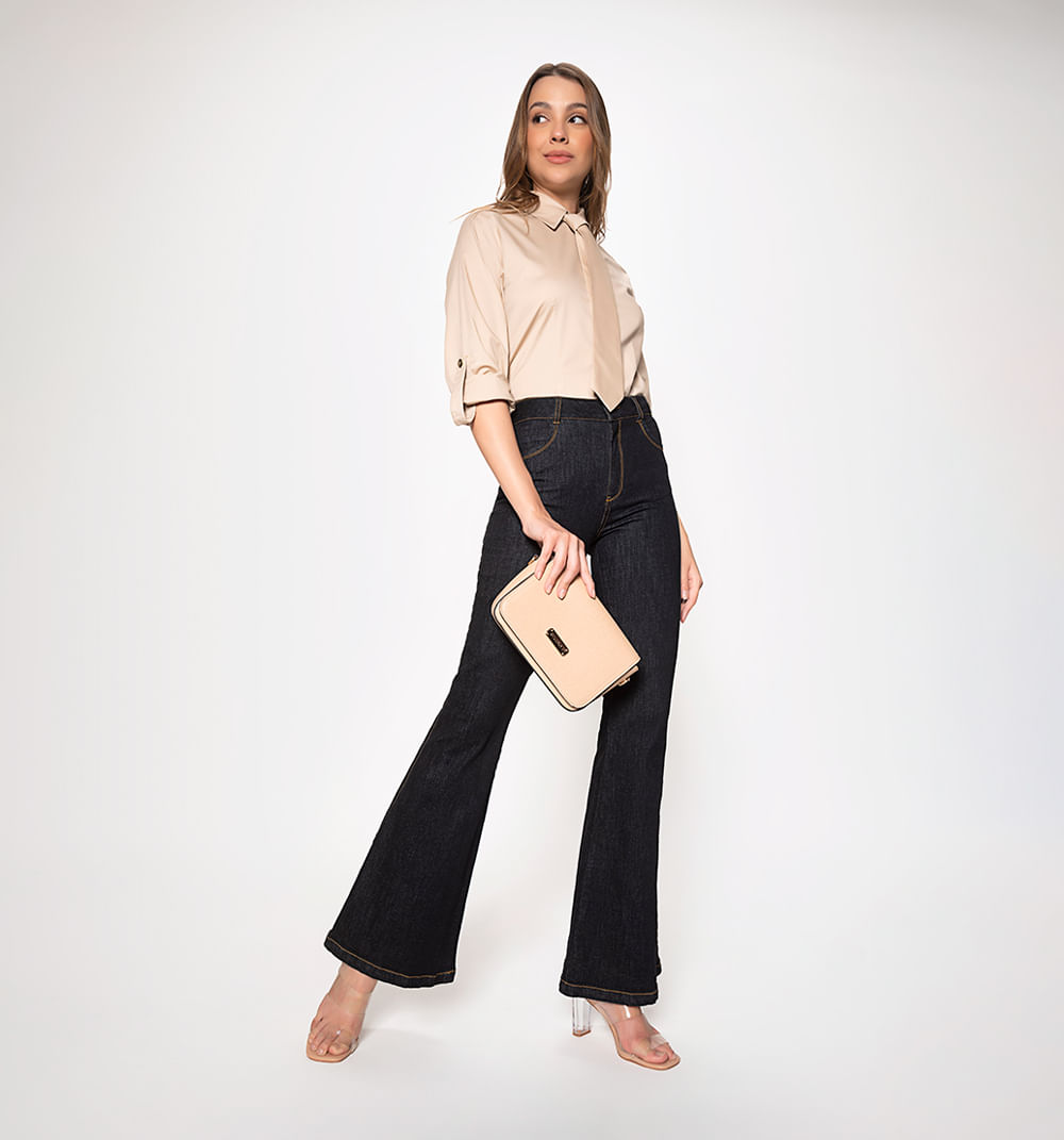 Blusa Camisera Con Corbata