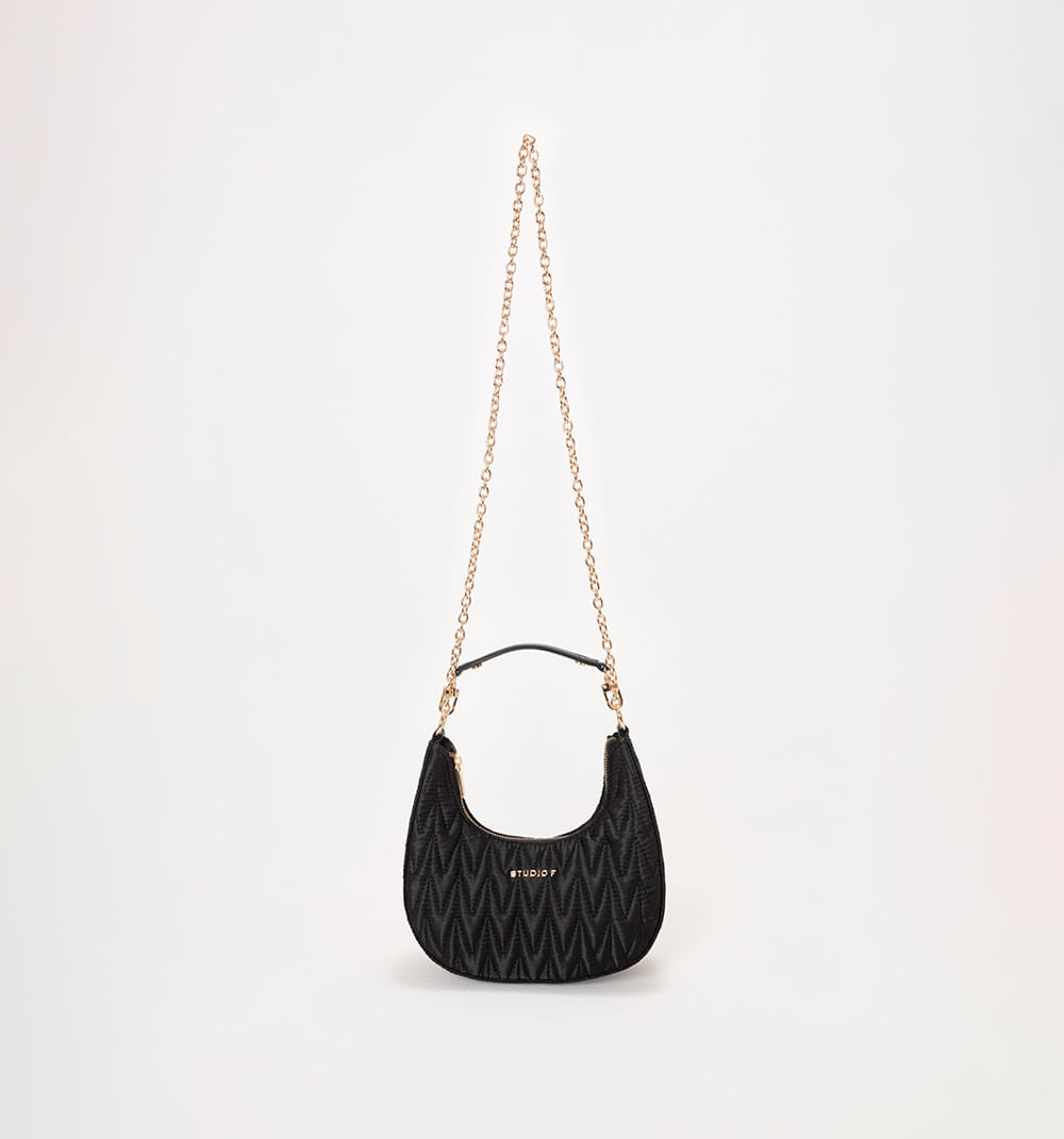 Bolso Manos Libres Hobo En Sateen