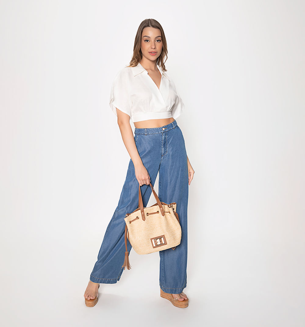 Blusa Corta Cruzada