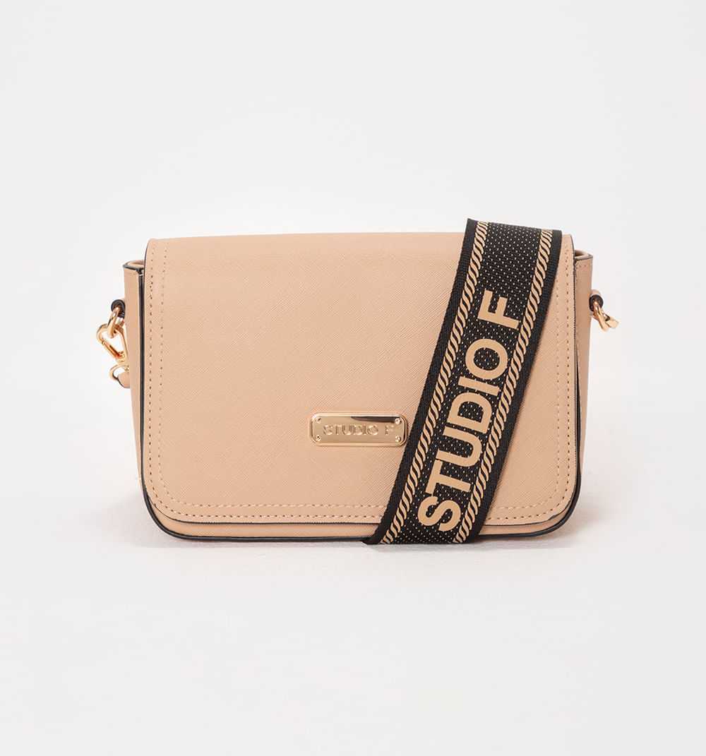 Bolso Manos Libres Mediano Con Riata En