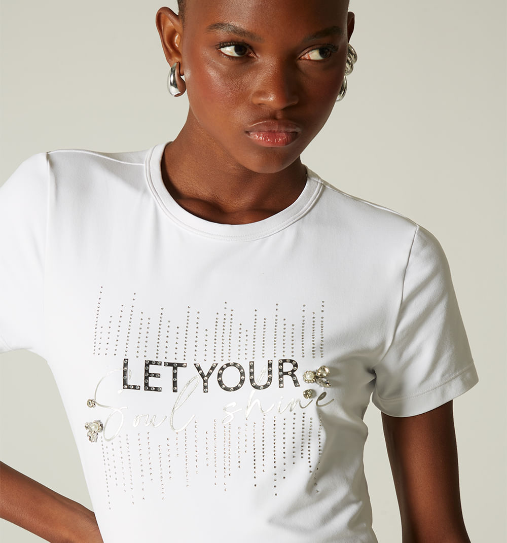 Blusa  Estampada, Pour Toujours