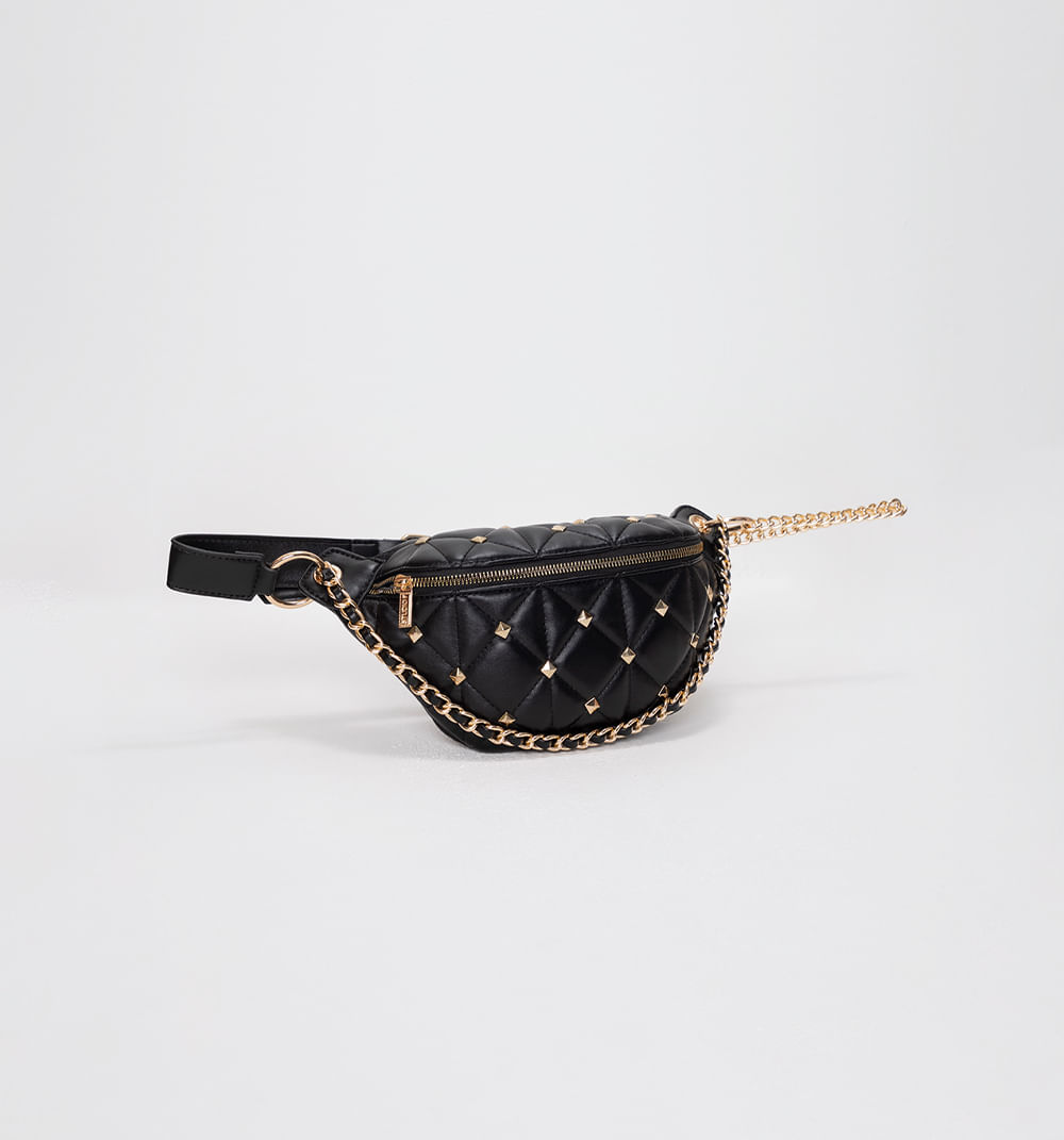 Bolso Tipo  Riñonera Acolchado Con Tache