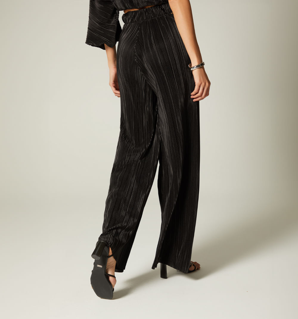 Pantalon Palazo Con Elastico Interno