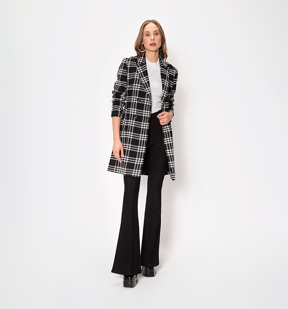 Gaban En Tweed Con Botones
