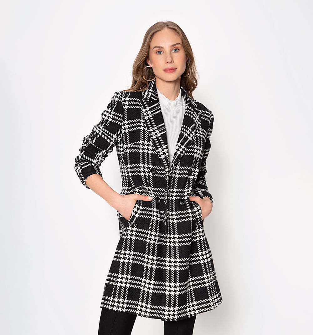 Gaban En Tweed Con Botones