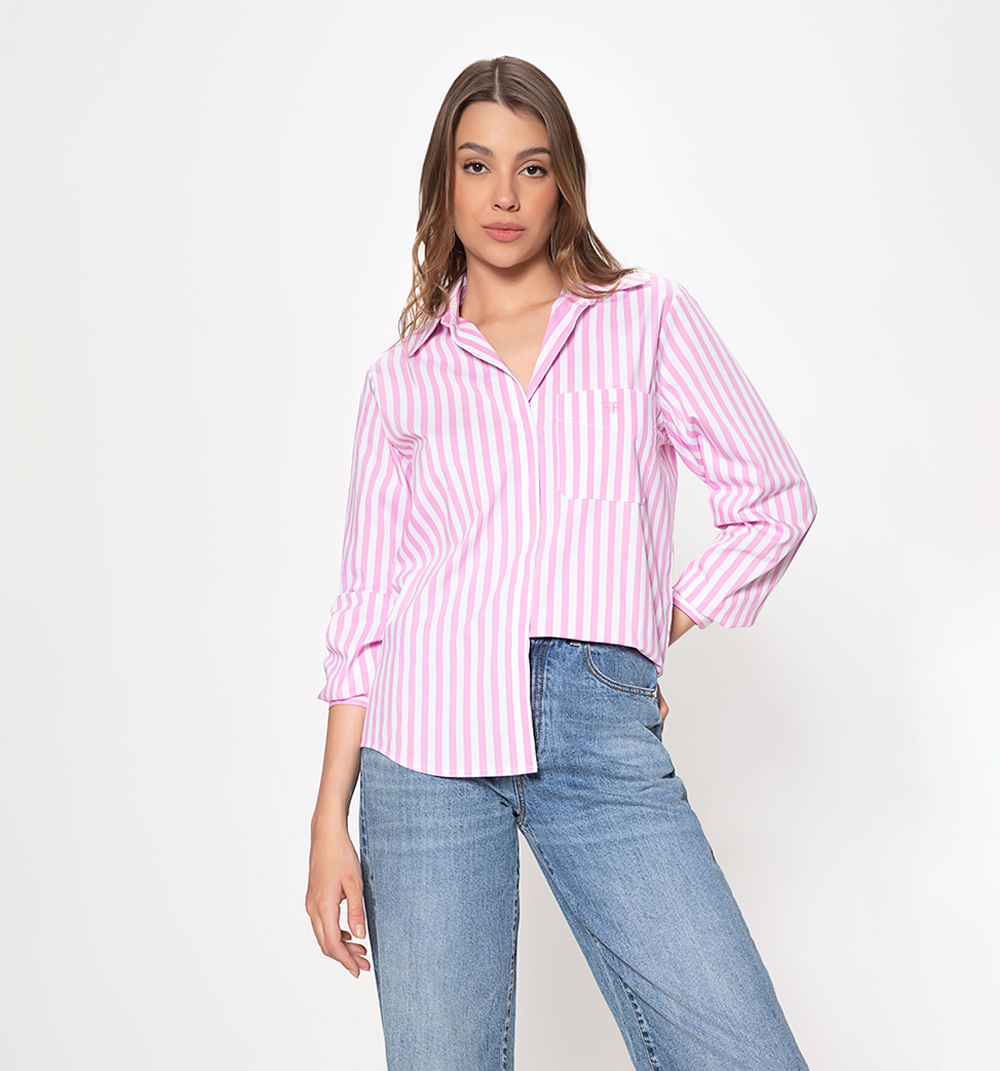 Blusa Camisera Manga Larga