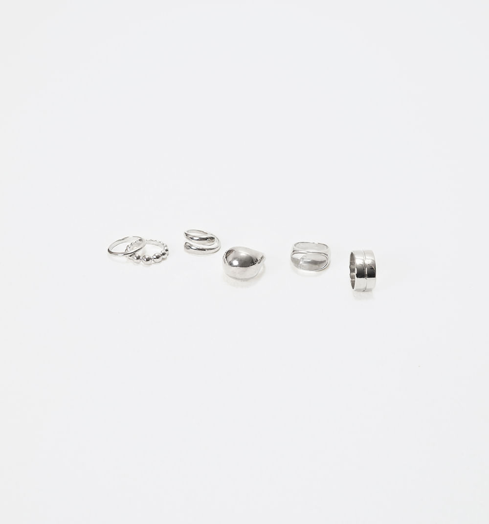 Set X6 Anillos Chunky