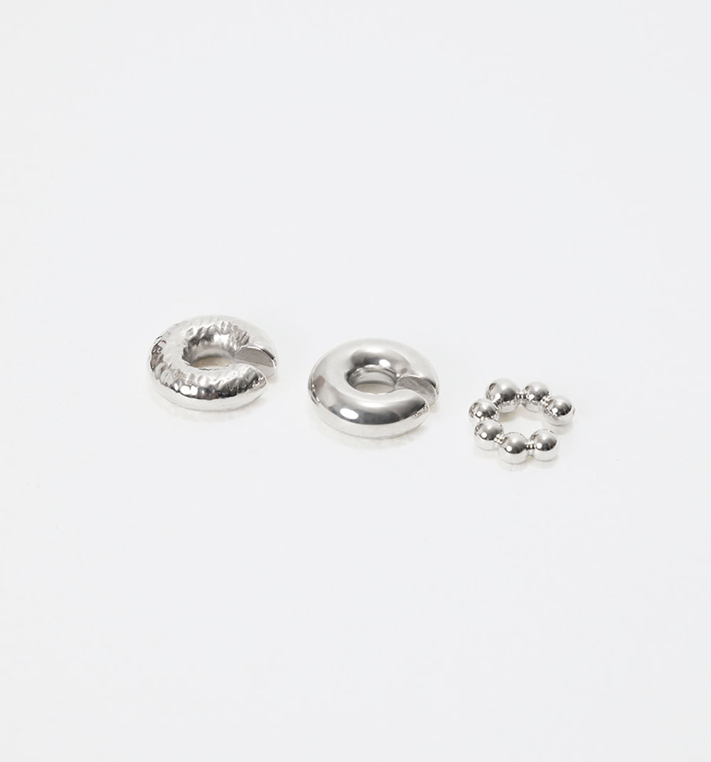 Set X 3 Earcuff Burbuja