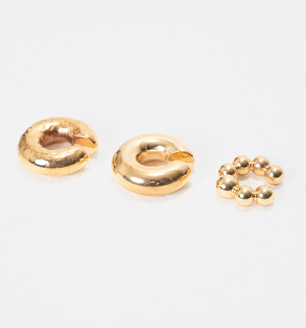 Set X 3 Earcuff Burbuja