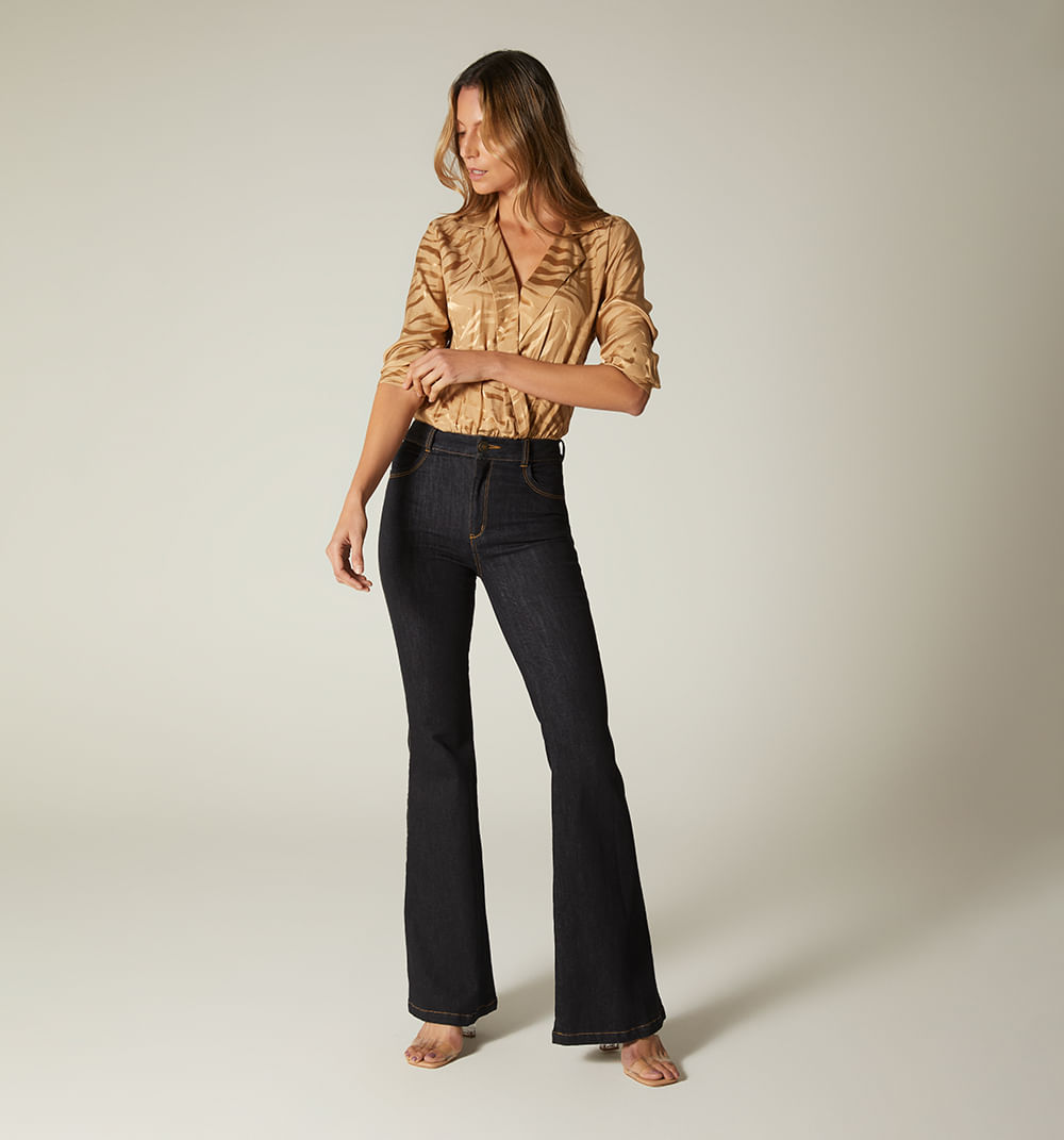 Body Camisero Cruzado Manga 3/4