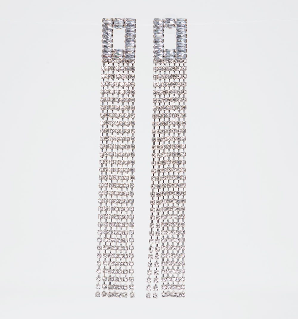 Aretes Cadena Cristal