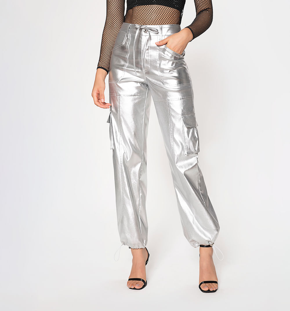 Pantalon Cargo Con Elastico Y Graduador