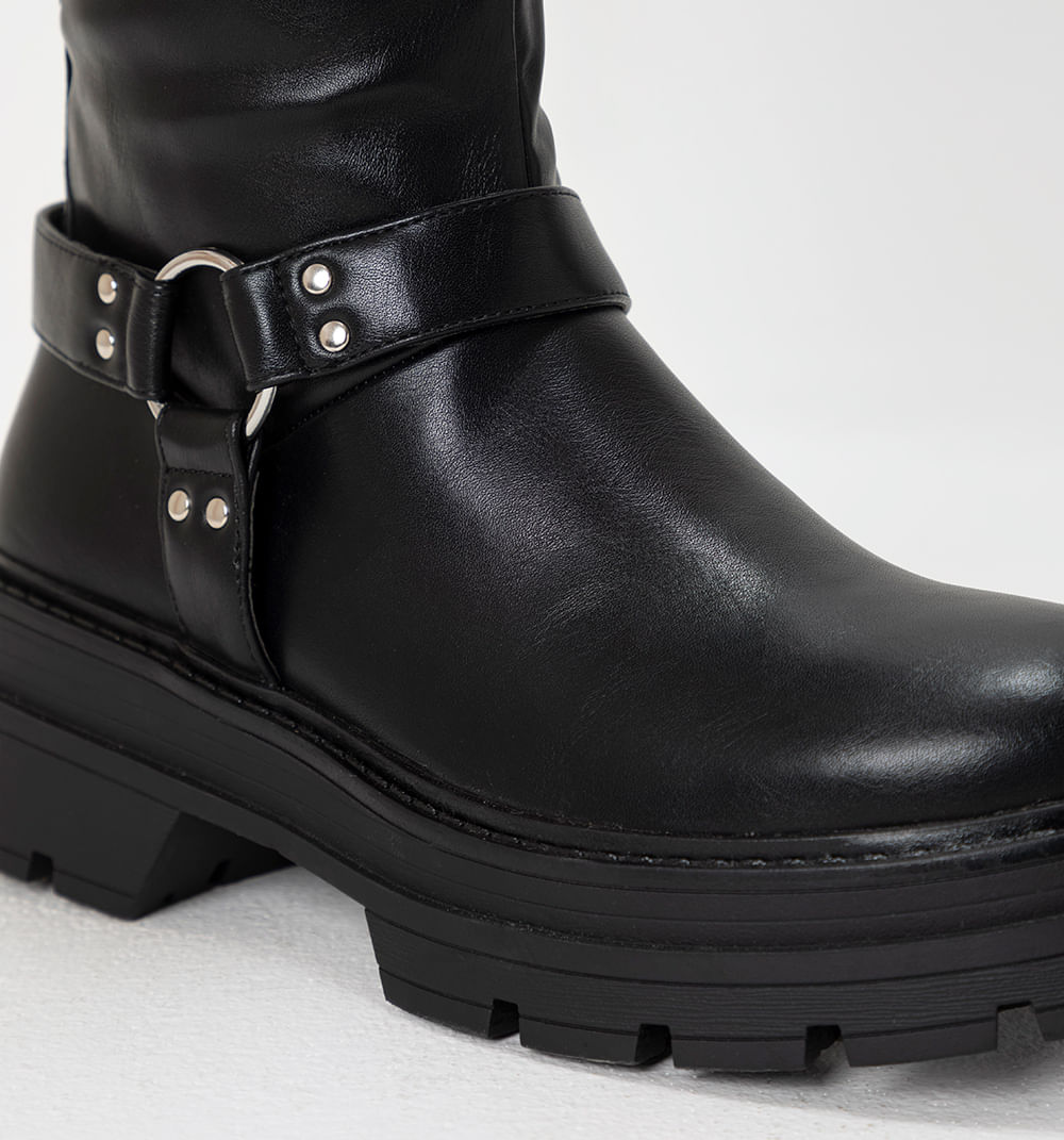 Bota Caña Alta Tractor Con Herrajes Corr
