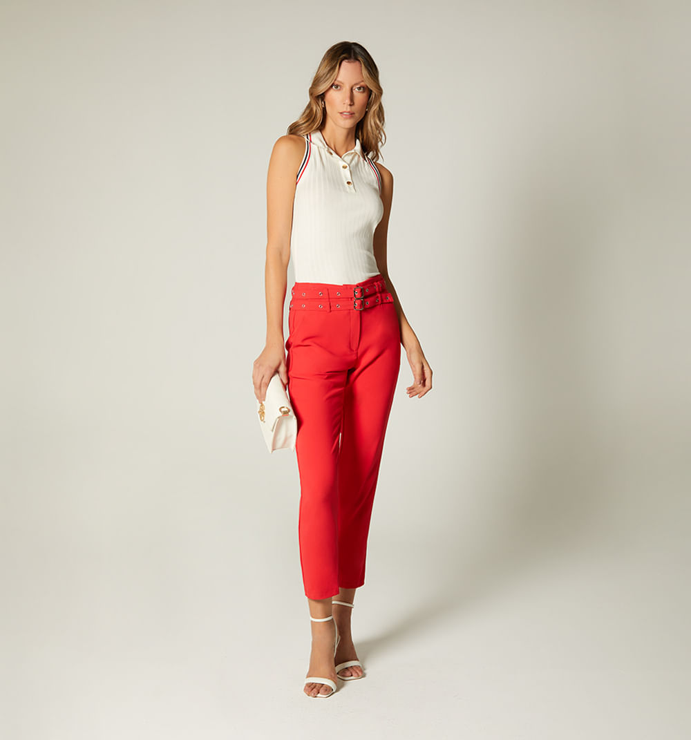 Blusa Tipo Polo Musculosa