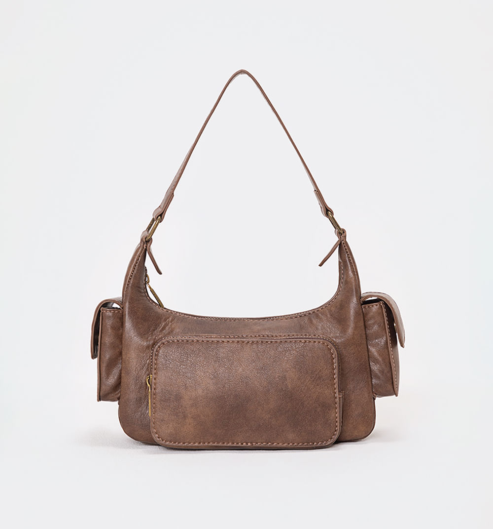 Bolso De Hombro Vintage Utilitario