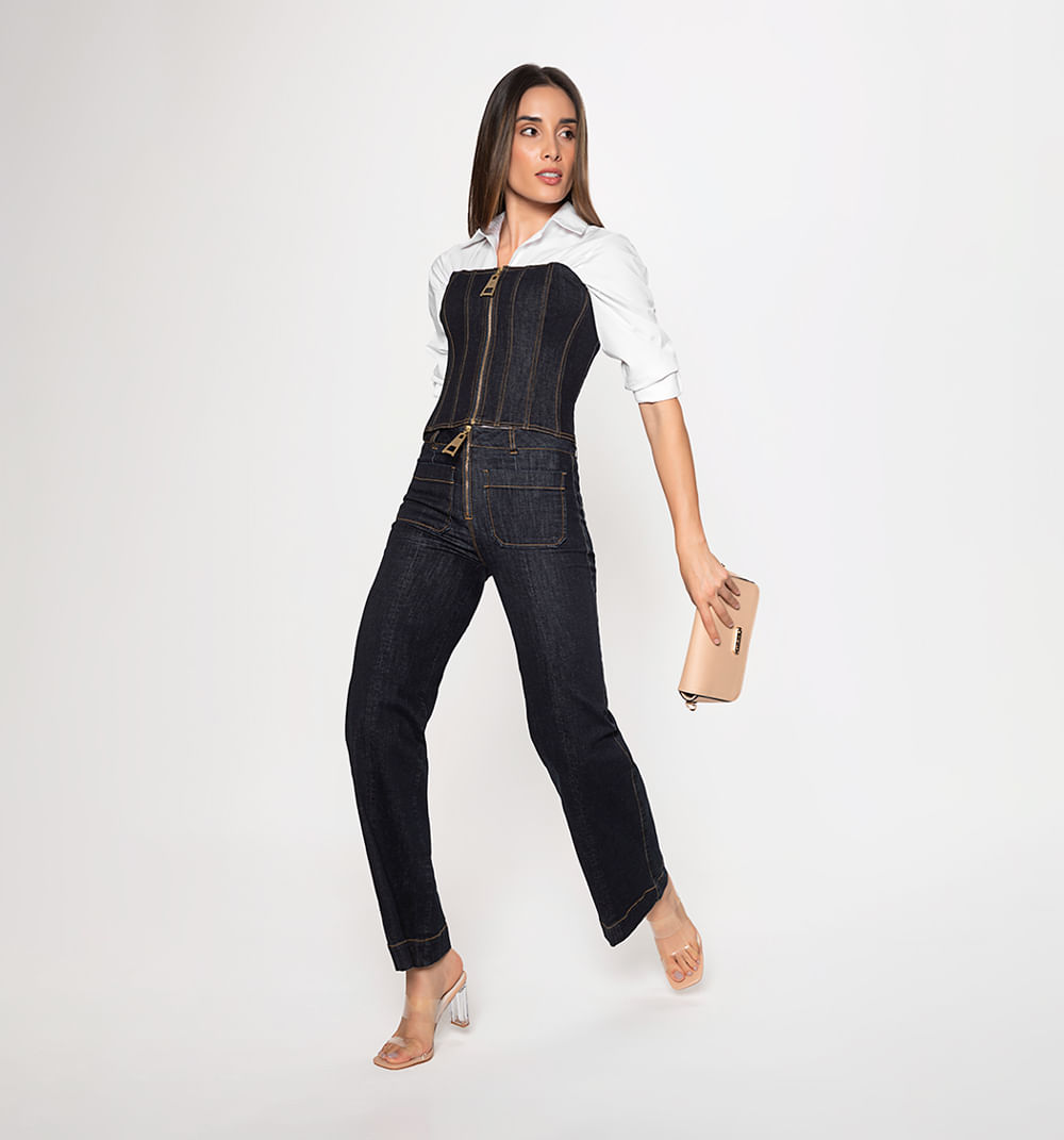 Jean Bota Recta, Tiro Alto, Bolsillos Pa