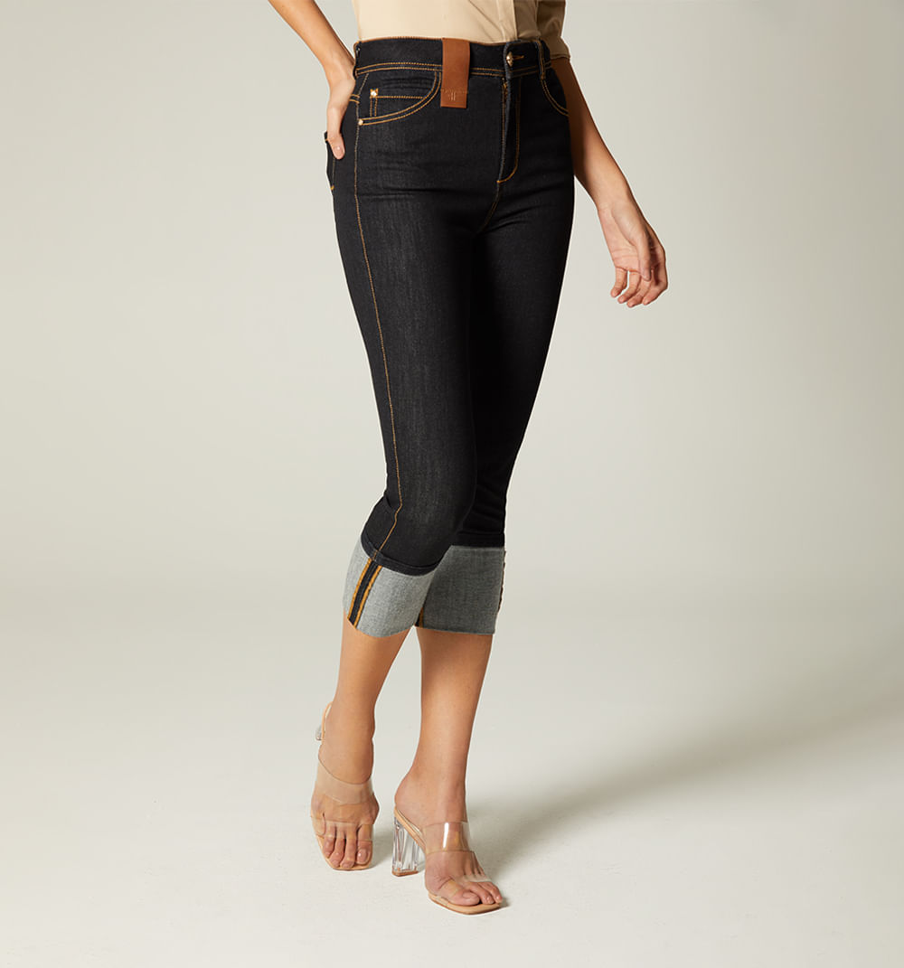 Jean Skinny, Tiro Alto, Cinco Bolsillos,