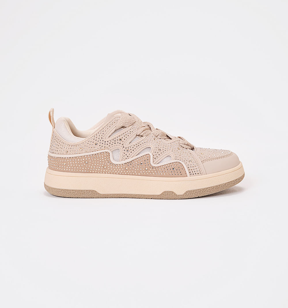 Tenis Capellada Con Hotfix Y Cordones Anc