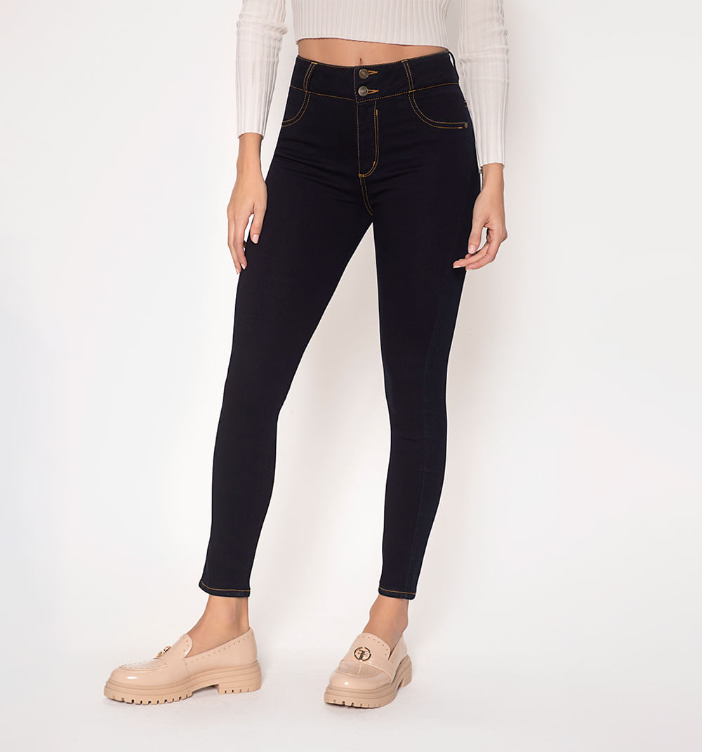 Jean Skinny Levanta Cola,Tiro Alto, Pret