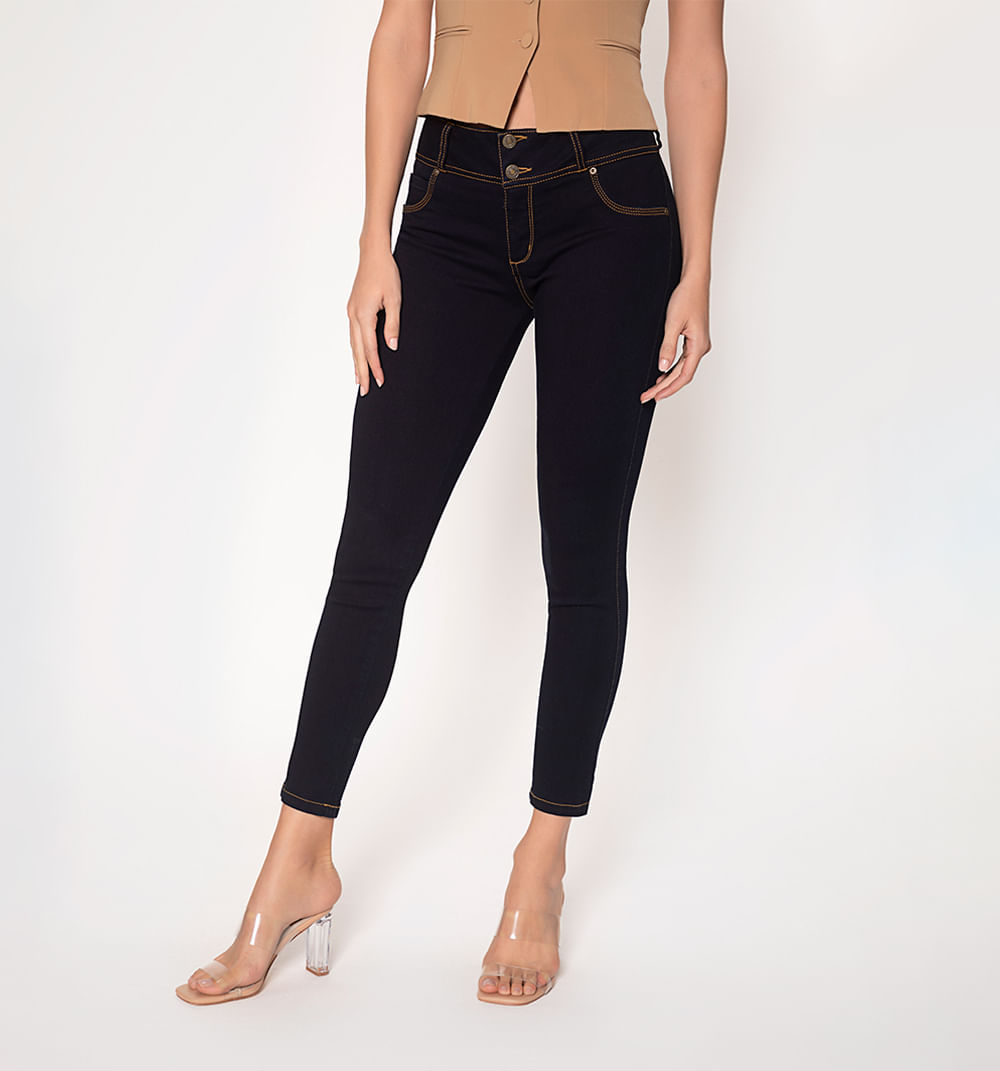 Jean Ultra Slim, Tiro Medio, Crawford Li