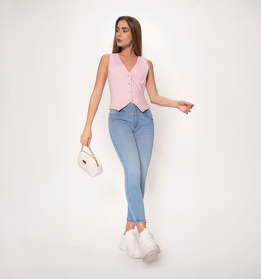 Jean Ultra Slim, Tiro Medio, Crawford Li