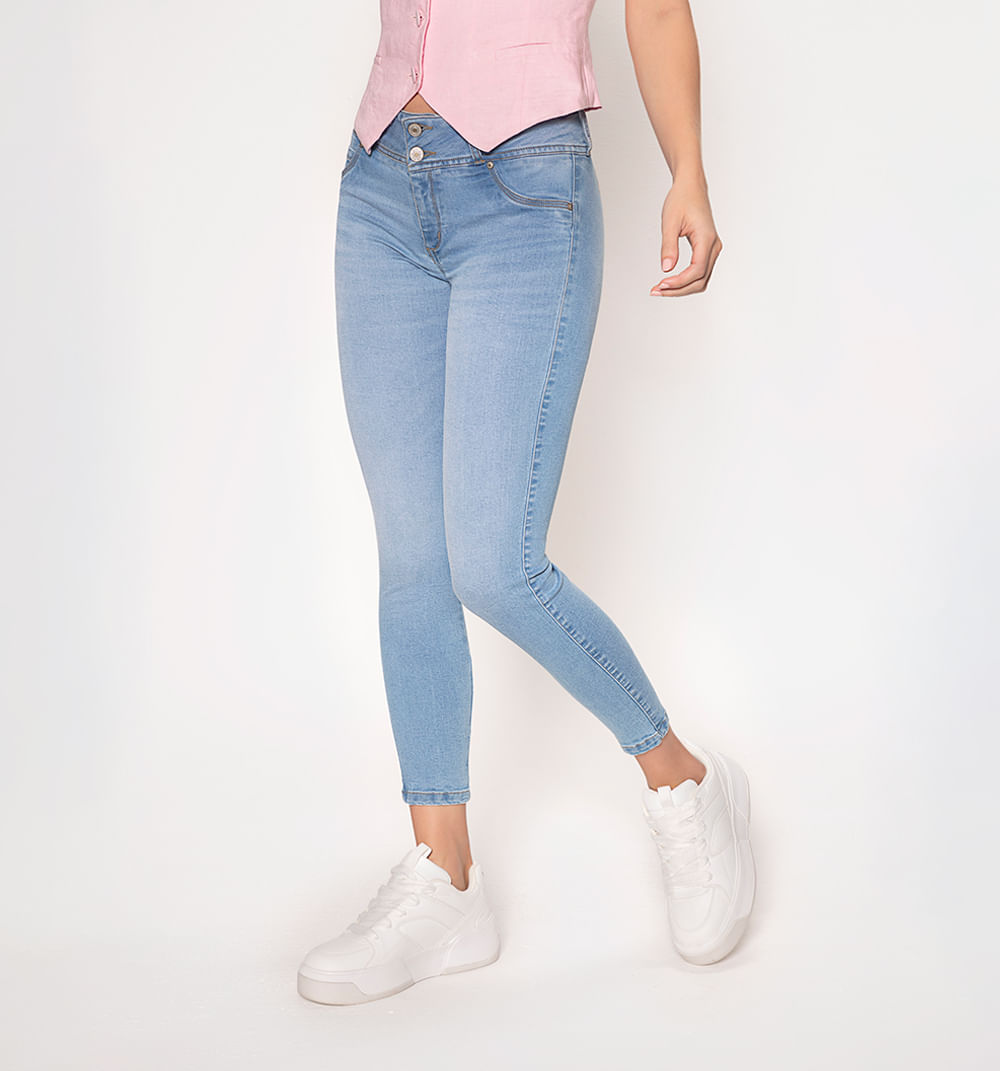 Jean Ultra Slim, Tiro Medio, Crawford Li
