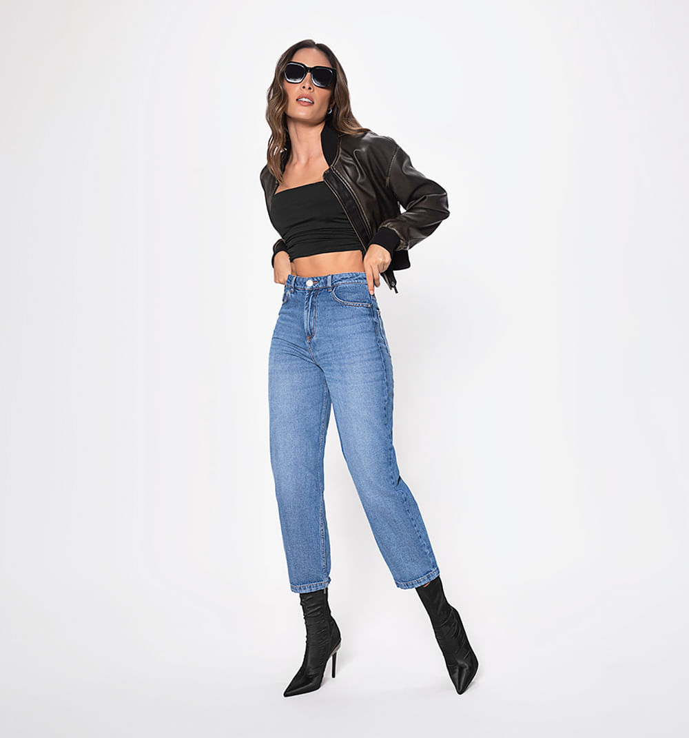Bomber Jacket Acabado Envejecido
