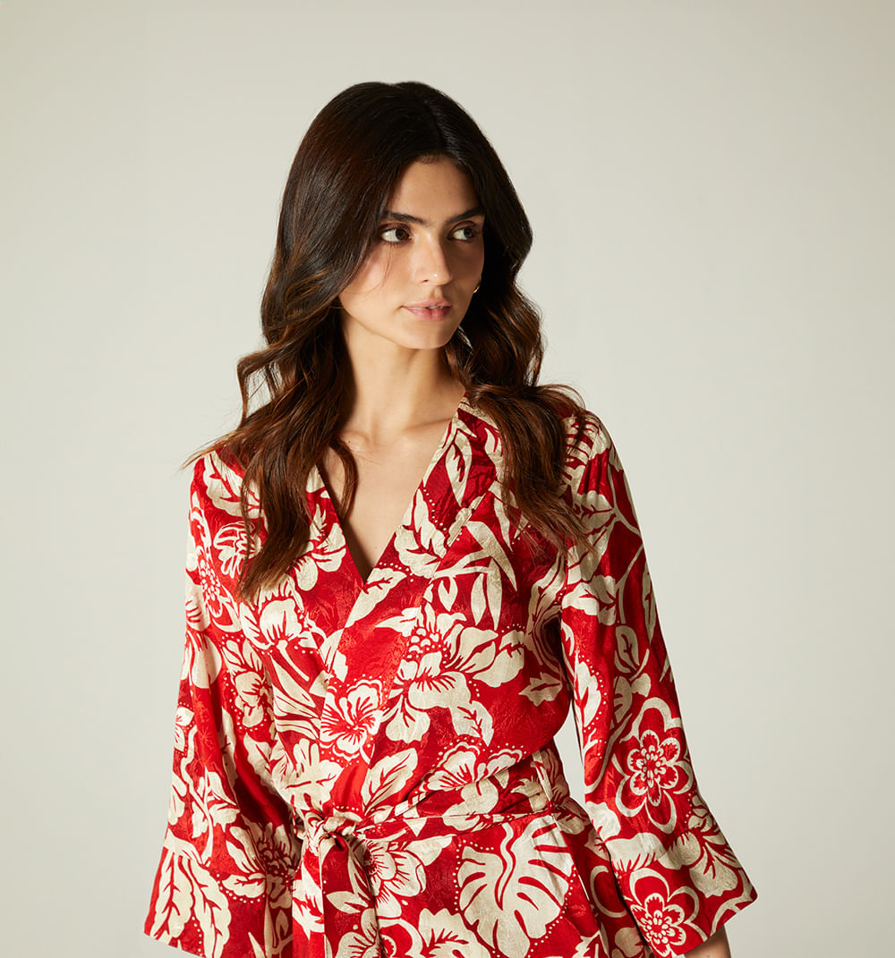 Sobretodo Manga 3/4 Con Cinturon En Mism