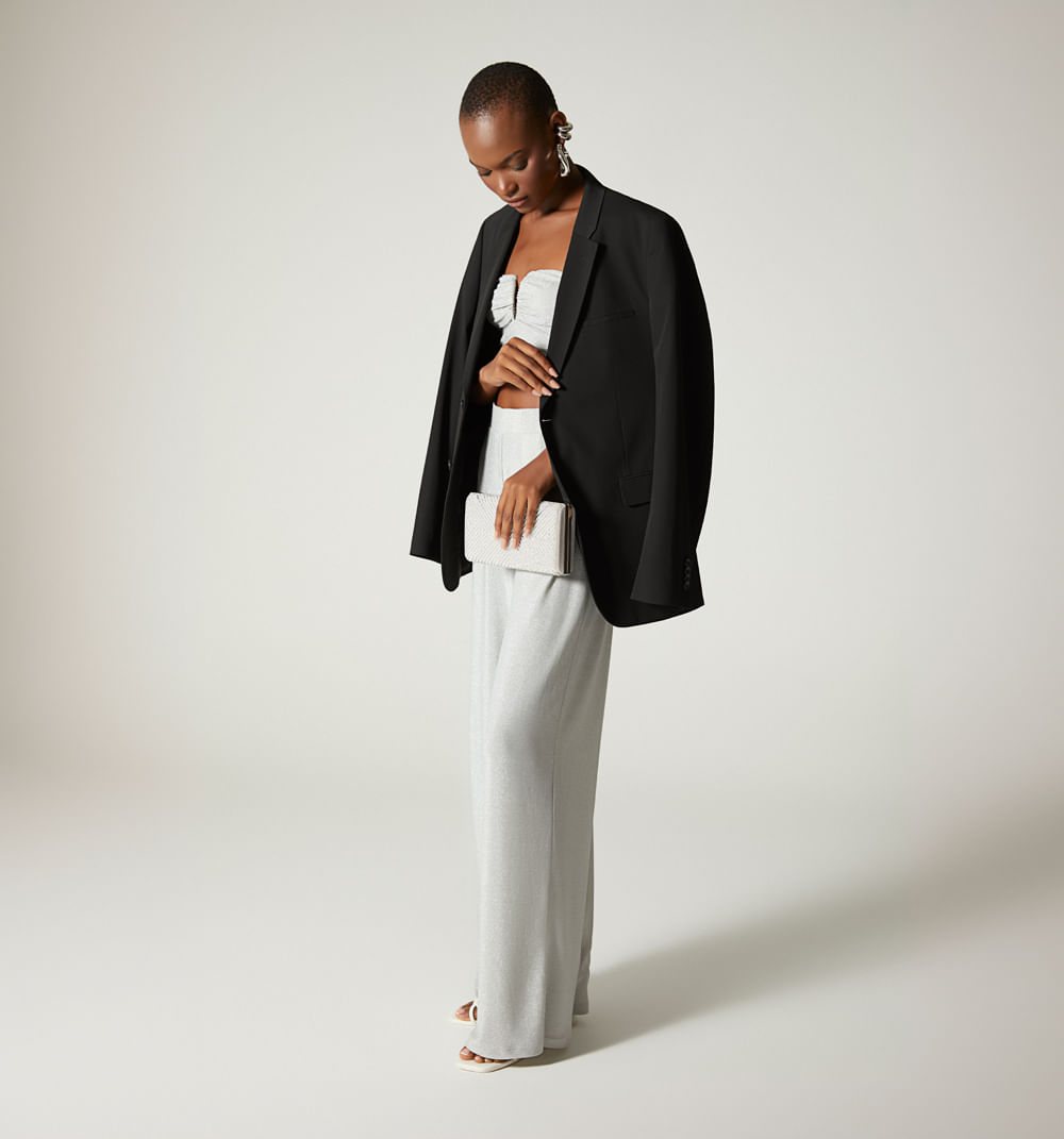 Pantalon Tiro Alto Con Panty Interno