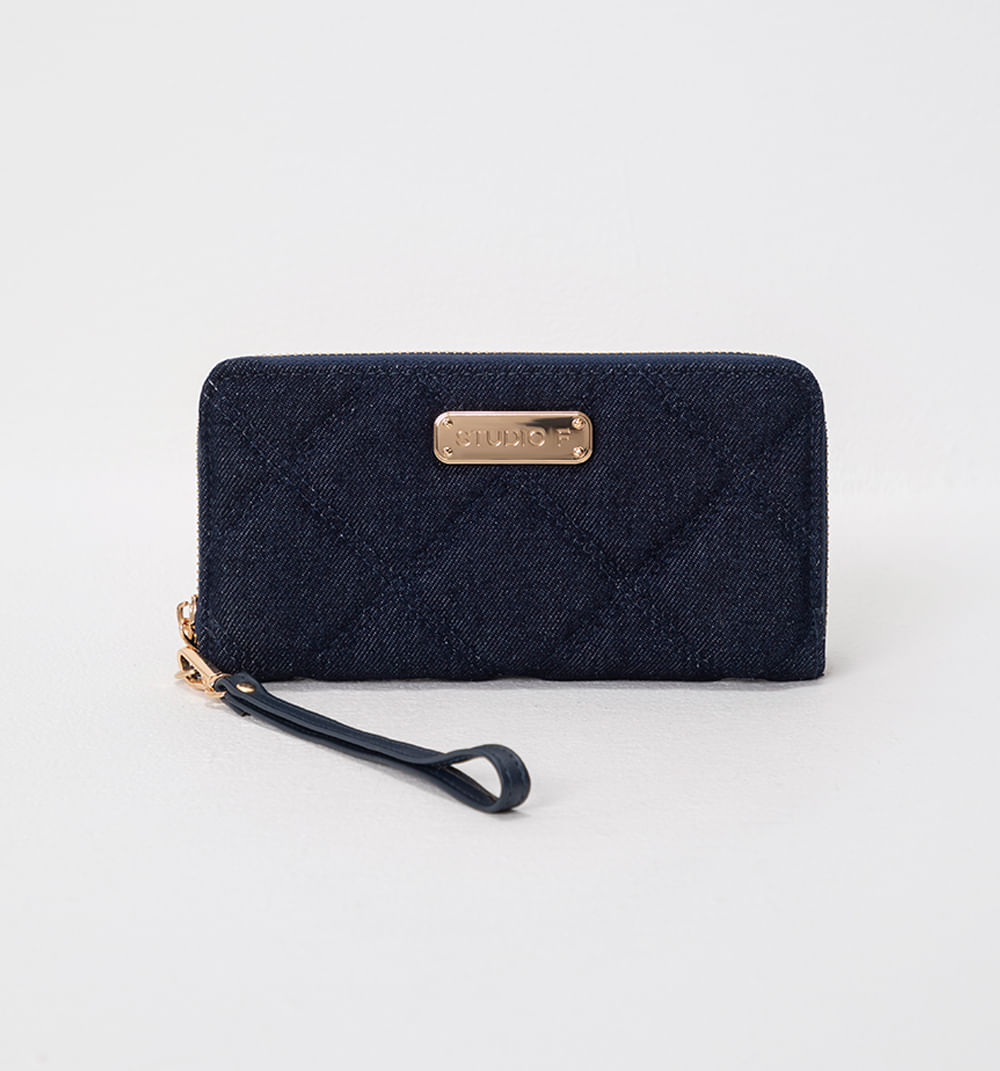 Billetera Alcochado En  Denim