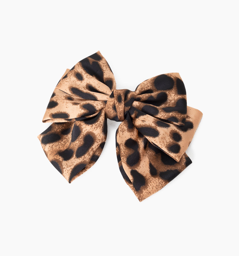 Moño Para El Cabello Animal Print