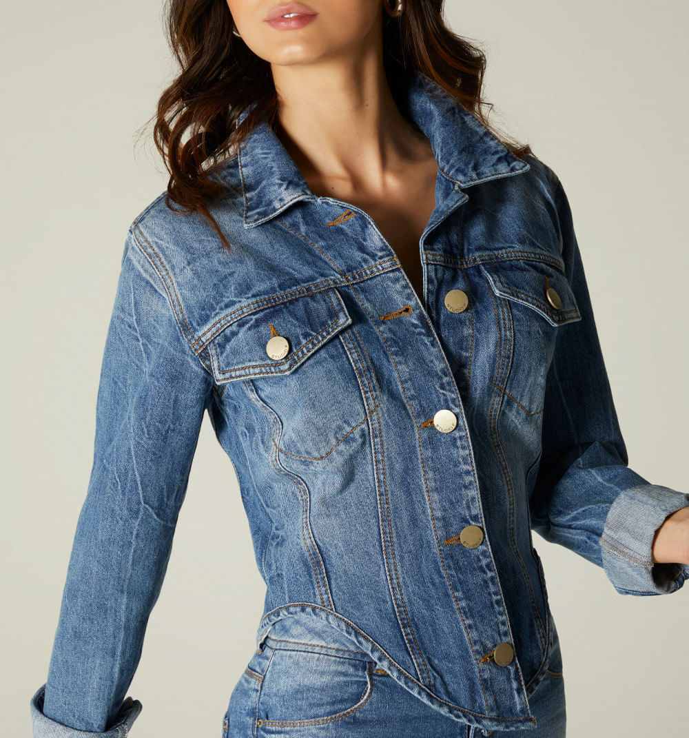 Chamarra  Corta, Manga Larga, Cortes Ent