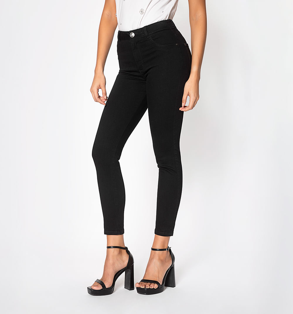 Jeggings Tiro Alto, Cinco Bolsillos, Tay