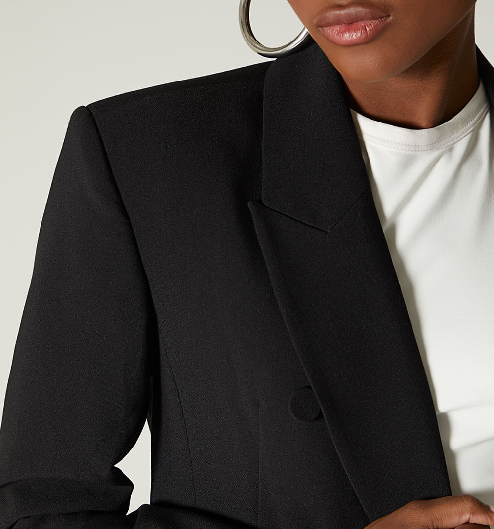 Blazer Oversize ,Seis Botones Frente