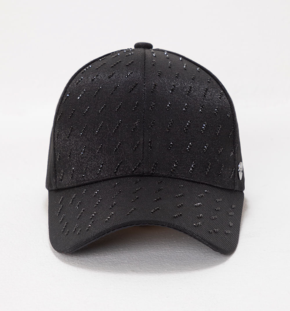 Gorra Satin Con Hotfix