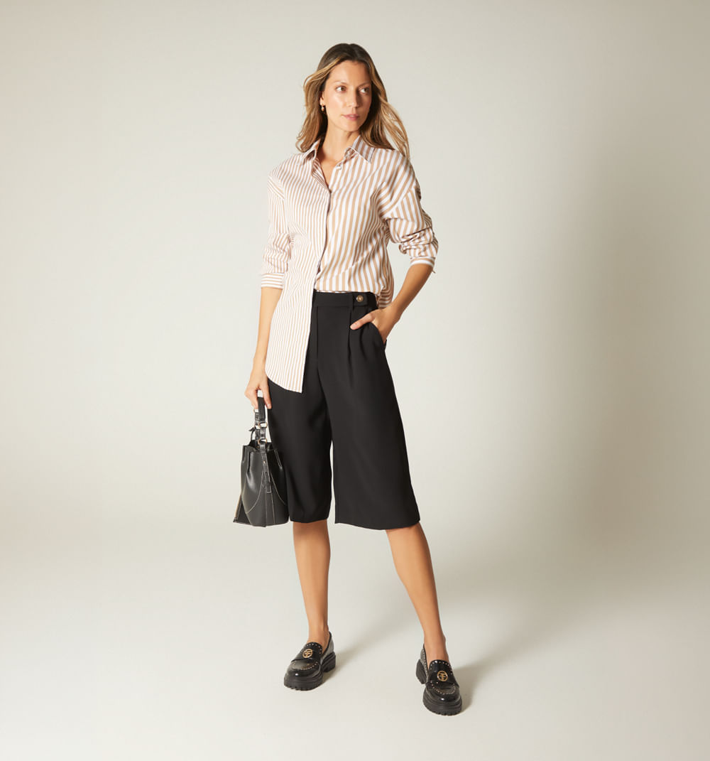 Culotte Pretina Con Broche Corte En Bota