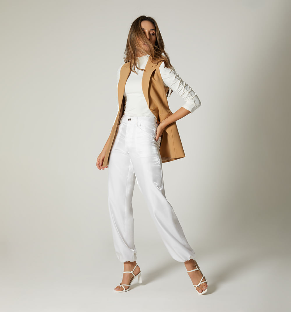 Pantalon Cargo Con Elastico Y Graduador